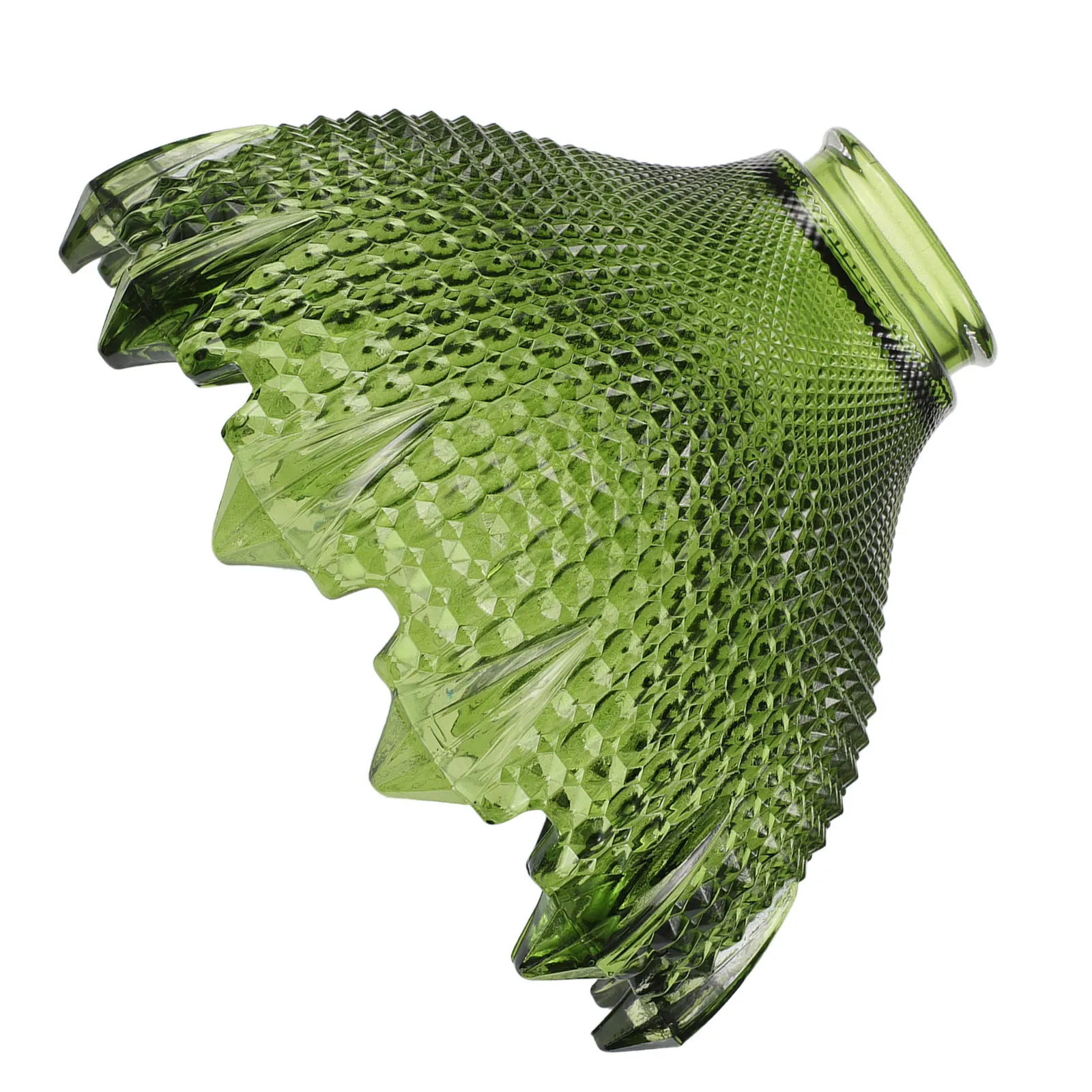 Vintage Brass Holder Green Glass Pendant Lamp Shade for Dining Room E27 Fixture Easy Install Antiloosening Design Lampshade