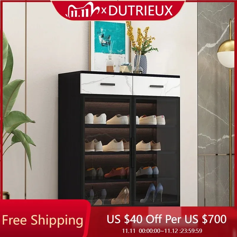 

Transparent Accent Shoe Cabinets Closet Display Living Room Safe Shoe Cabinets Modern Storage Sapateira Chinese Style Furniture