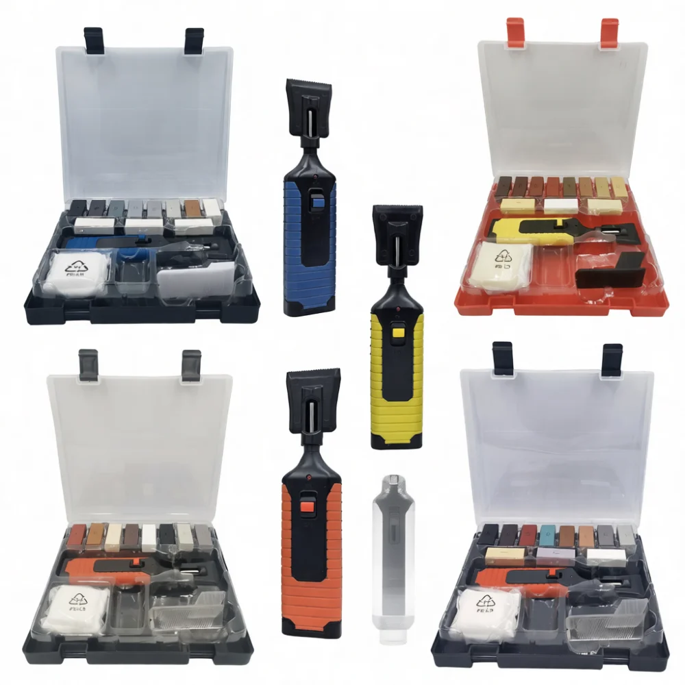 Professional Wood Floor Repair Tool Kit Furniture Scratch Remover Laminate Surface Restoration Set For Home Improvement