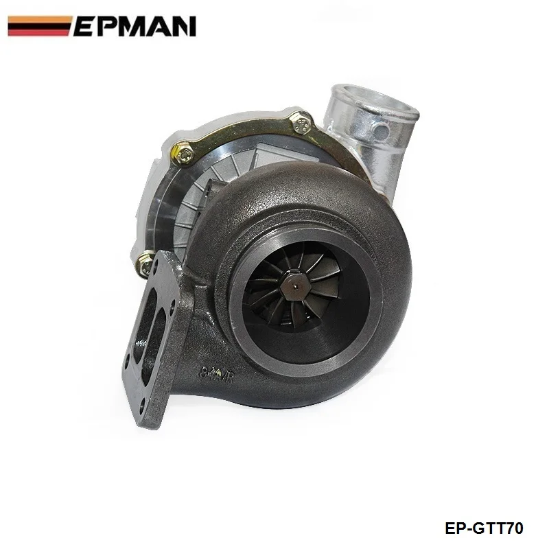 High Performance Racing T70 Turbocharger A/R .70 Rear A/R 0.84 T4 Twin Scroll 4" V-Band Oil Cooler EP-GTT70 3
