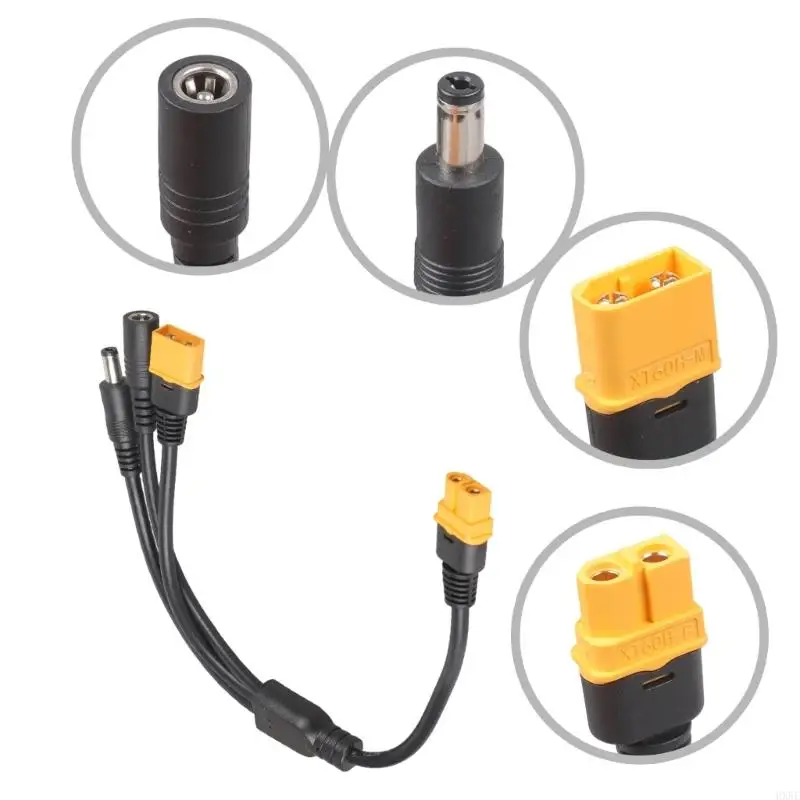 XT60 Female To XT60 Male Wire 5.5x2.1mm Male And Female Connection Cord For Model Aircraft Power Supply Cable HX5E