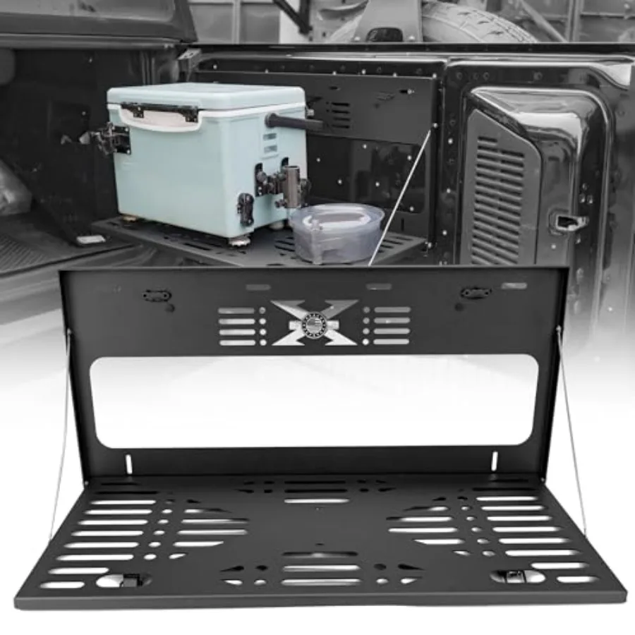 

Складная грузовая стойка на заднюю дверь с высокой несущей способностью для 20212025 2, 4 двери Bronco, исключает спортивную модель, стол на заднюю дверь