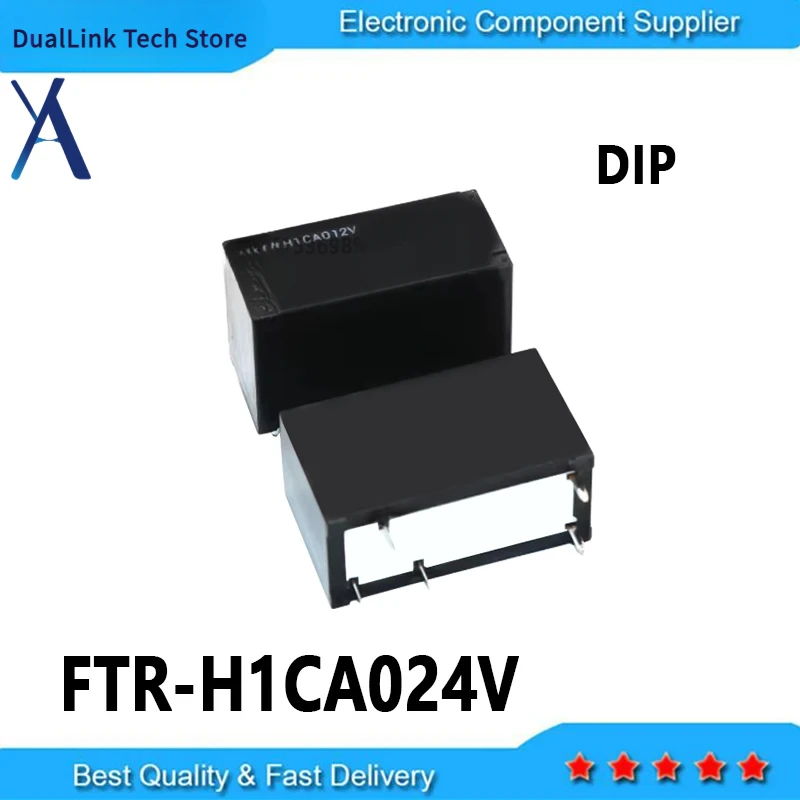 

5PCS New and Original Relay FTR-H1CA012V FTR-H1CA005V FTR-H1CA024V H1CA024V H1CA012V H1CA005V DC5V DC12V DC24V 10A 5PINS DIP