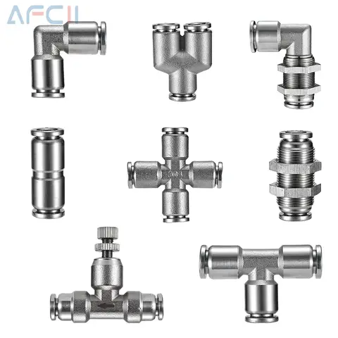 304 ステンレス鋼空気圧ホース継手 14/16 ミリメートル品質金属クイックリリース高圧温度継手パイプコネクタ