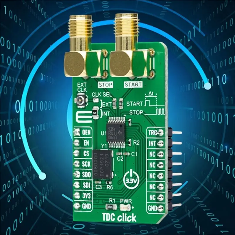T31C-TDC7200 Time-To-Digital Converter TDC Click MIKROE-4770 Expansion Board By Mikroe