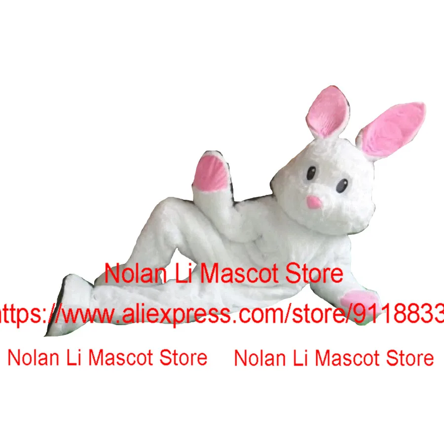 New Customized Cute Bunny Mascot Costume Cartoon Suit Adult Role-Playing Party Game Fancy Dress Ad Display Christmas 1223