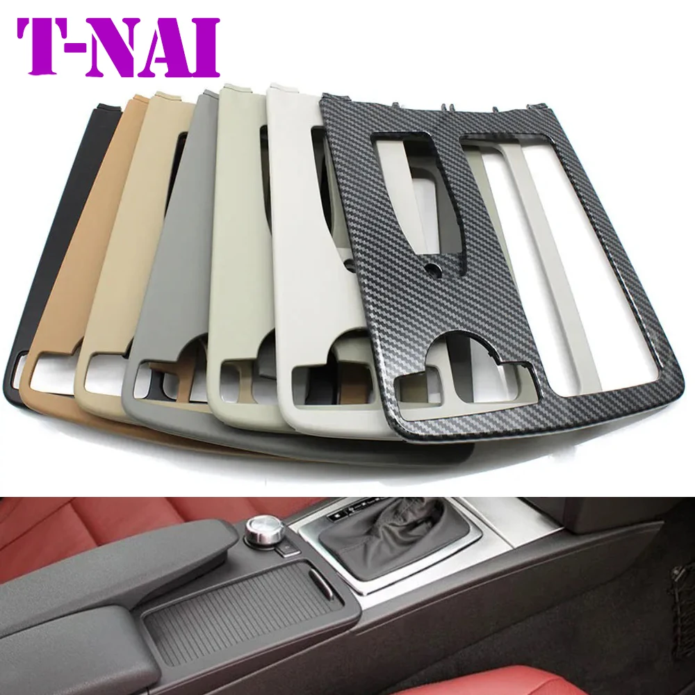 메르세데스 벤츠 C E 클래스 2007-2013 용 중앙 팔걸이 음료 컵 거치대 슬라이드 외부 프레임 커버, LHD RHD W204 W207 W212