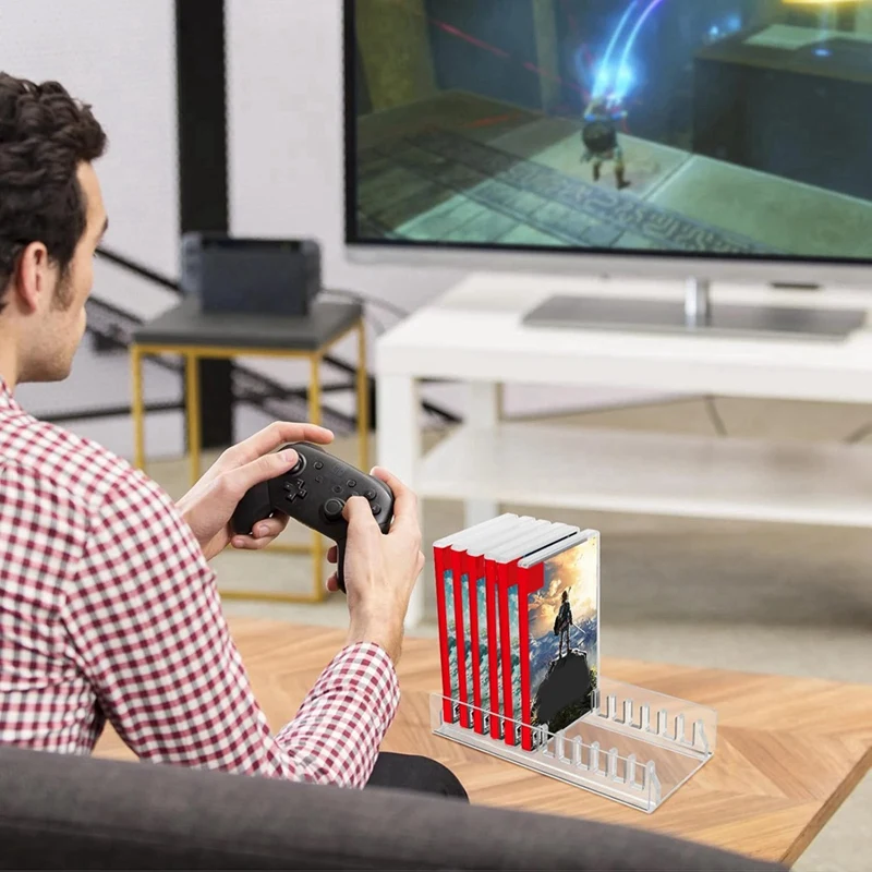 الذكية سطح المكتب بطاقة الألعاب حامل الصندوق لنينتندو سويتش كاسيت تخزين الرف لعبة القرص تخزين قوس حامل