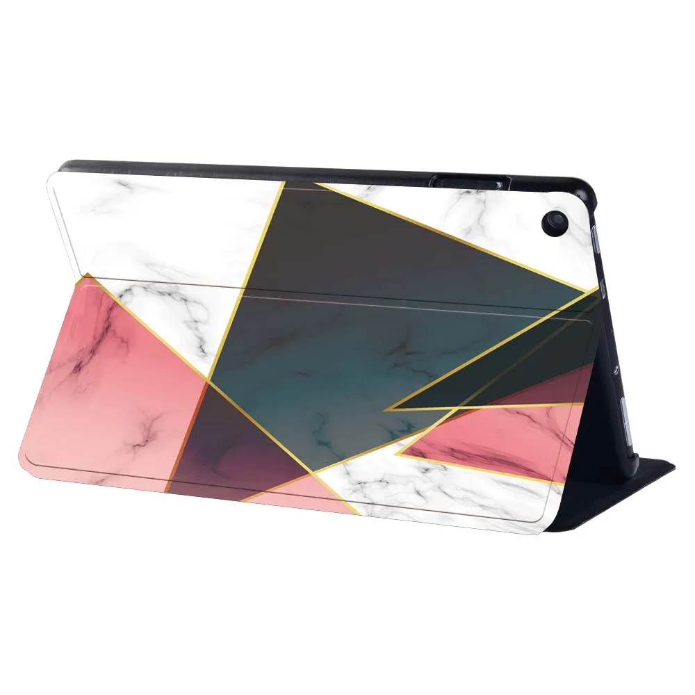 Leather Tablet Case for Fire HD 10 Plus/5th/7th/9th/11th/HD 8 Plus/6th/7th/8th/10th/Fire 7 5th/7th/9th Shape Print Stand Cover