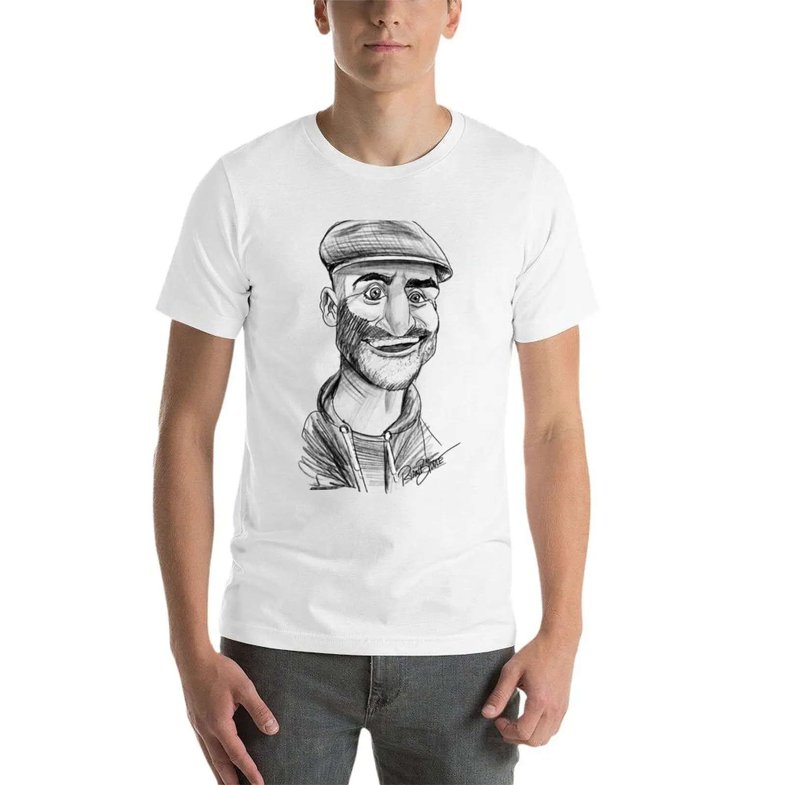 تي شيرت Brody Stevens Art تي شيرت رجالي برسوم جرافيك تي شيرت فاخر