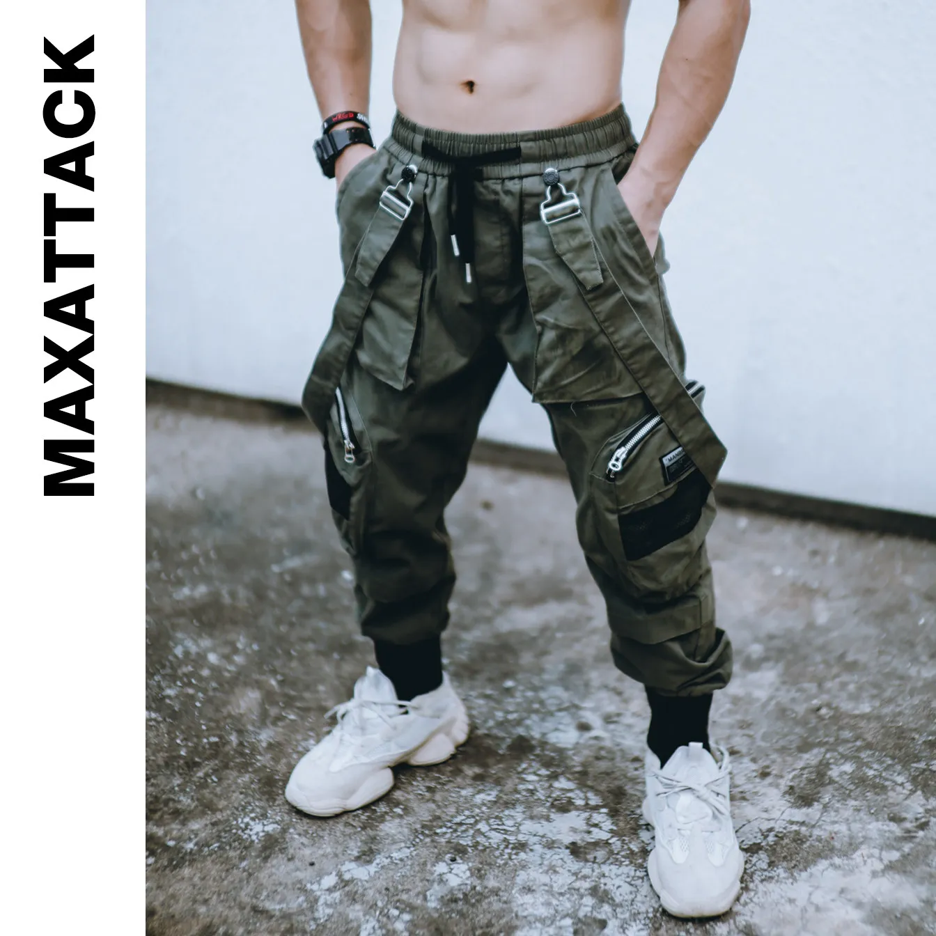 

Men's Multi-pocket Cargo Pants Winter Plush Tactical Pants Casual Joggers 3XL Korean Loose Hiking Running Sport Thermal Trousers