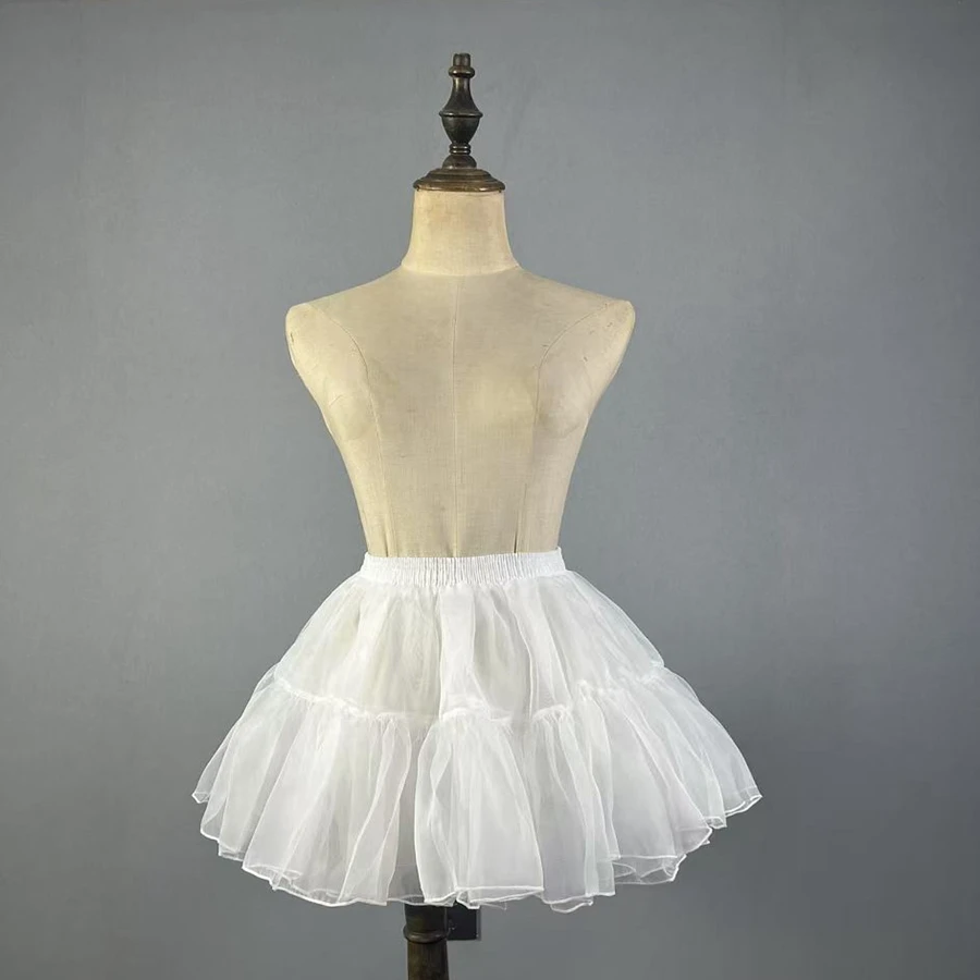 New Arrival Lolita Skirt Support Daily Boneless Soft Yarn Support Lolita Soft Girl Lining Cosplay Violence Petticoats Skirt image 5