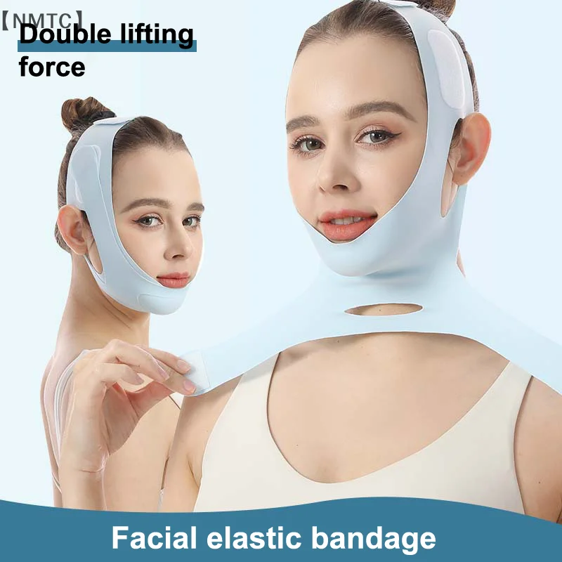 1 ชิ้น Face Slimming Strap Lift V สติกเกอร์ใบหน้าลด Double Chin Anti Bandage สําหรับสายรัดหน้าเข็มขัด Mask Lift รูปไข่ Mask Face