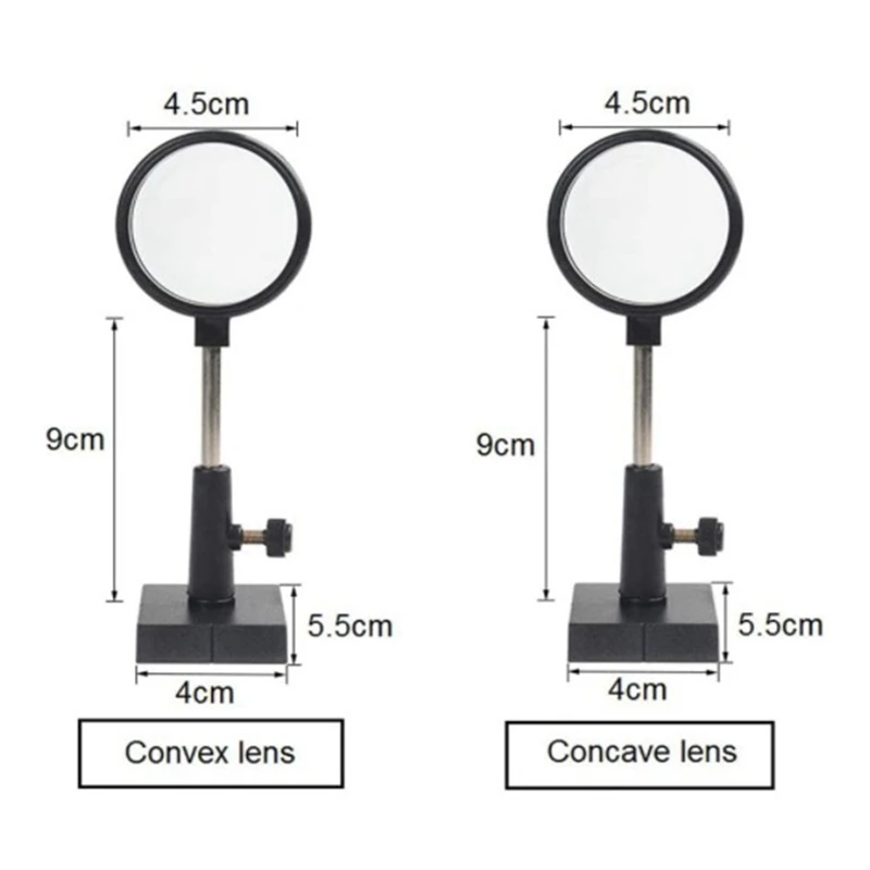 Physical Optics Experiment Set Convex Lens Concave Lens Triangular Prism Plane Mirror Convex Mirror Optical Lens