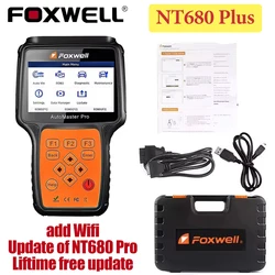 Foxwell NT680 Plus WIFI  All Systems OBDII Car Diagnostic Tool Scanner Foxwell Automaster Pro Update of NT680 Pro