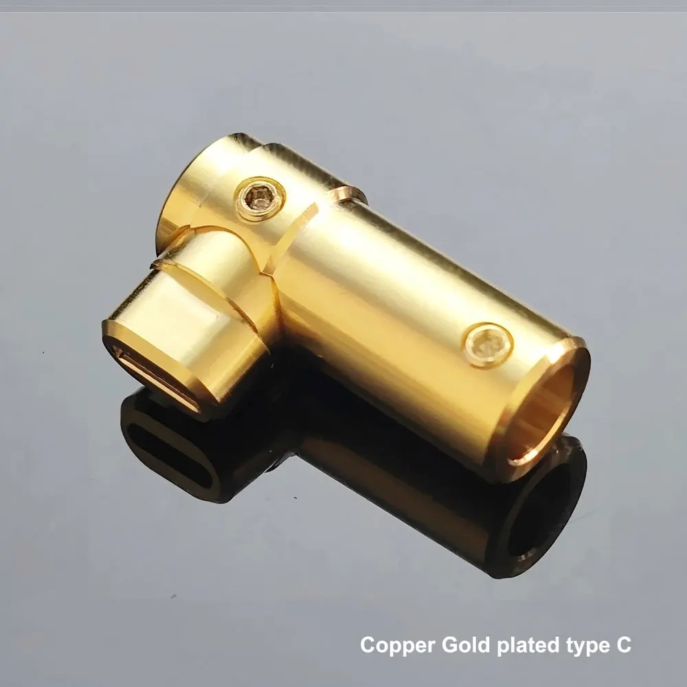 角度タイプ C 金属コネクタシェル DIY データケーブルアクセサリー銅 Android 高速充電タイプ C 金属プラグ DIY データケーブル