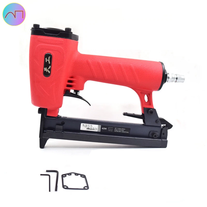 

425K Воздушный гвоздезабивной пистолет Пневматический U-образный металлический пистолет из ротанга Алюминиевый столб Мебель 410K 413K 416K 418K Скобы