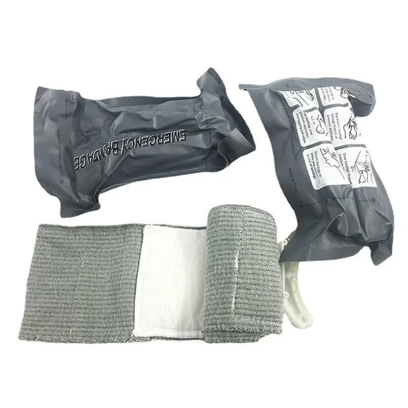 2026 New 4/6Inch Israeli Trauma Emergency Bandage Elastic Compression Bandage Outdoor Emergency Wound Dressing Vacuum Packaging