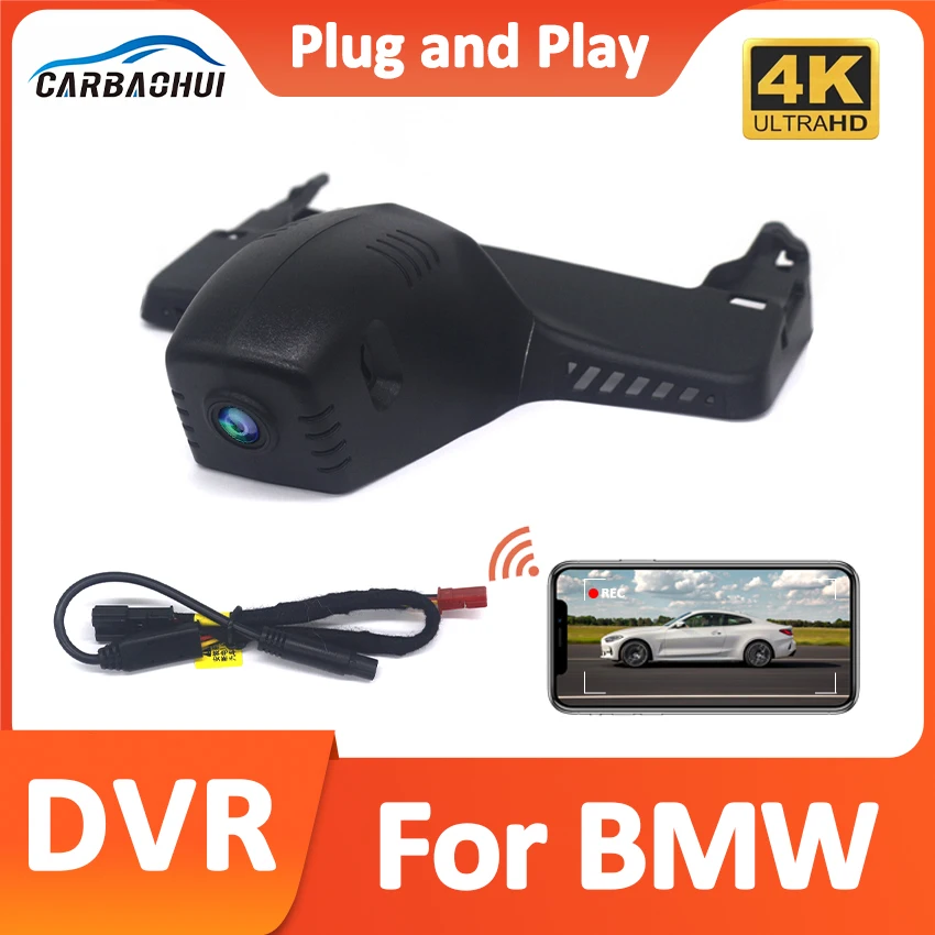 

4K 2160P 2K Dash Cam Wifi Car DVR Video Recorder for BMW X7 xDrive40i 7 Series 735Li 740Li i7 eDrive50L X5 2022 2023 2024