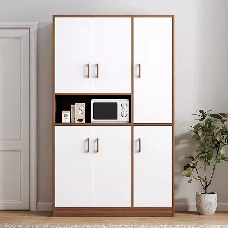 Dining side cabinet integrated against the wall Living room locker Wine Household kitchen cabinet
