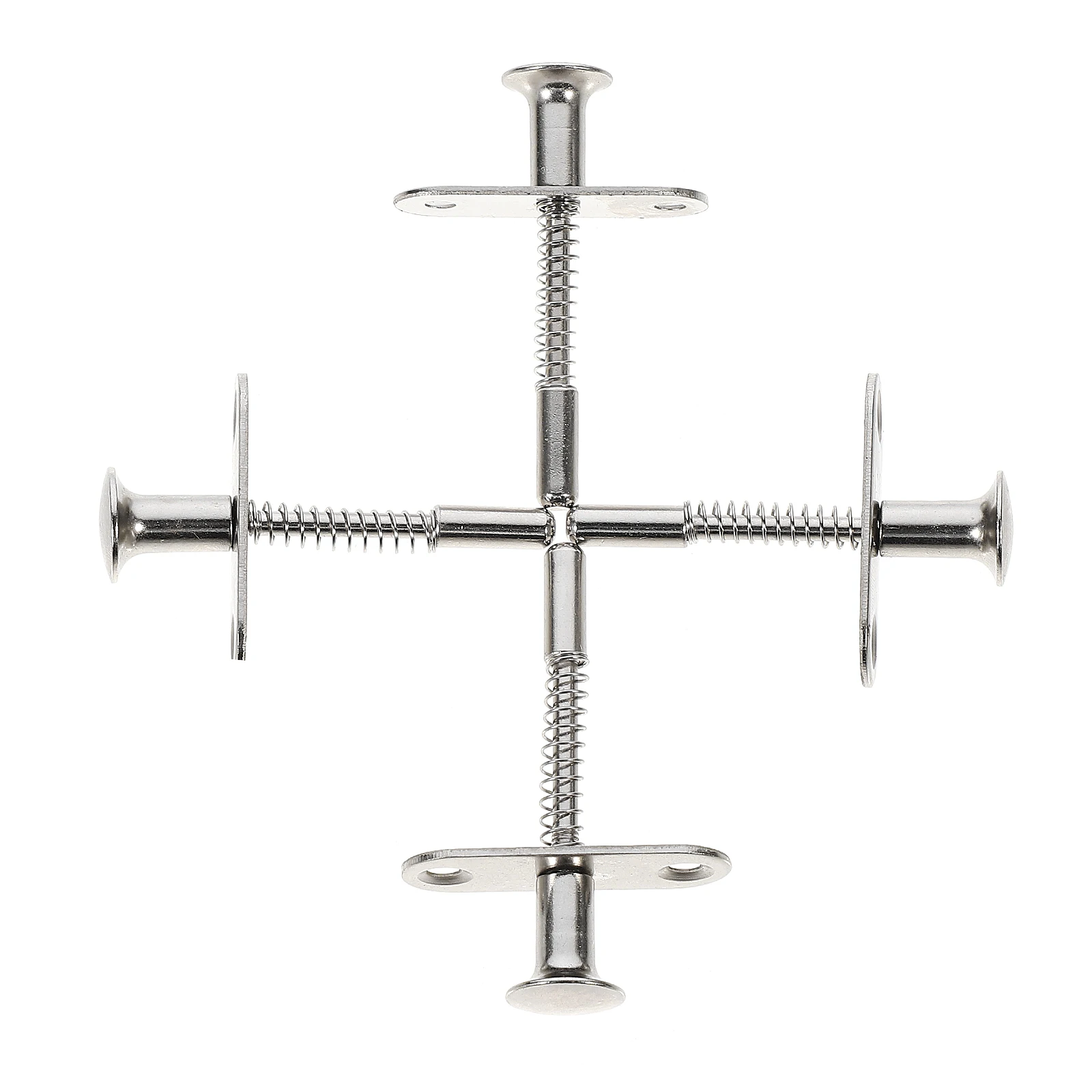 

2pcs Stainless Steel Spring Latch Precision Spring Bolt Latch Universal Bed Frame Fittings Adjustable Height Secure Locking Easy
