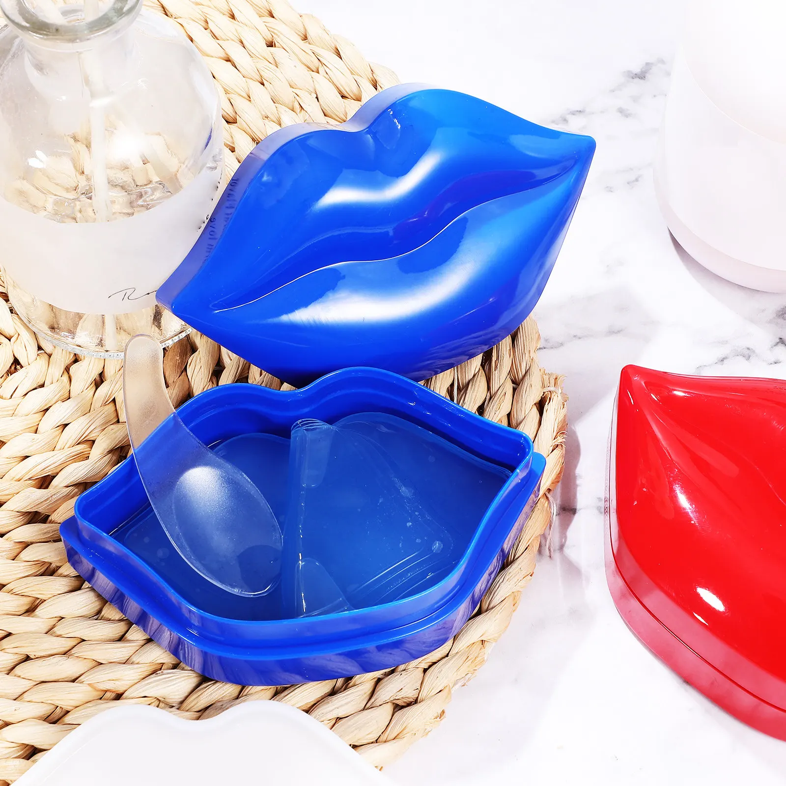 2 Boxes Moisturizing Lip Masks Professional Lip Care Tool Home Product Dry Cracked Lips Repair Nourishing Gel Pads
