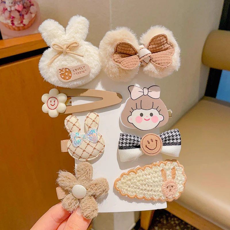 Baby Hair Clips Full Cloth Package Small Princess Cute Hair Accessories Girls Hair Card  Baby Sweat do not Hurt  Hair of Child