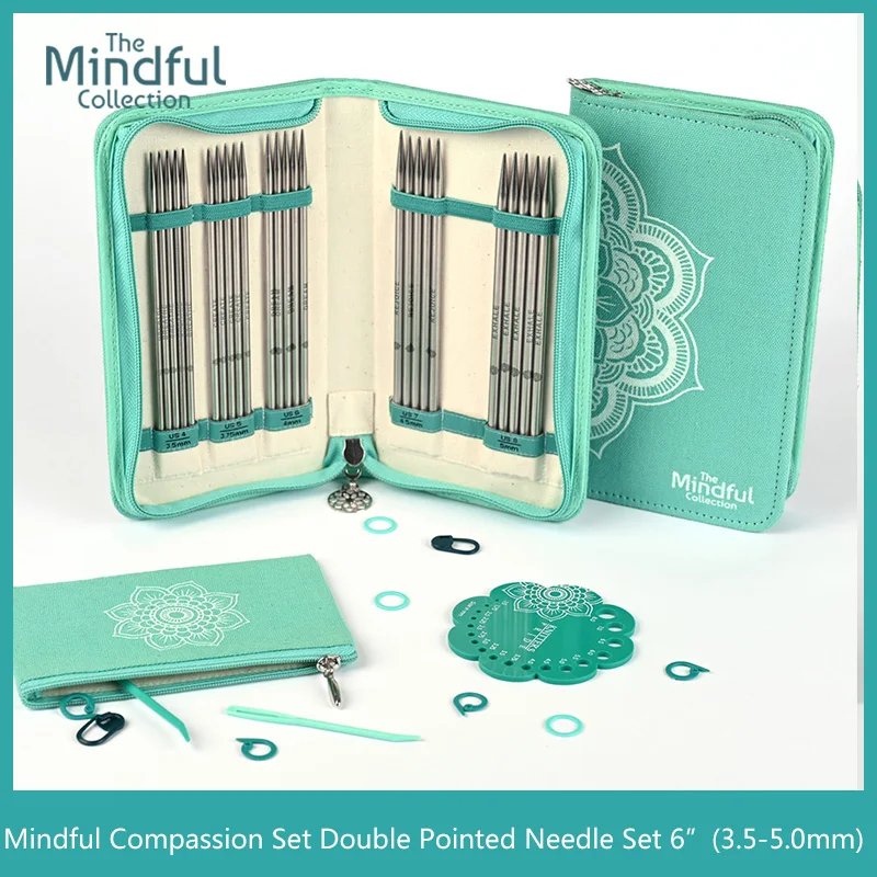 

Knitters Pride Mindful Collection The Compassion Set Double Pointed Needle Set 6" US4-8