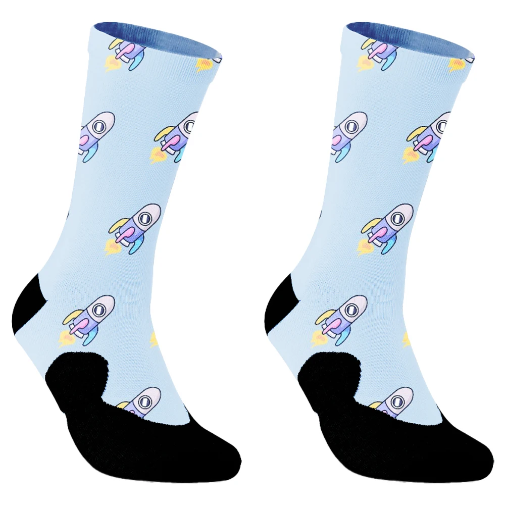 Cartoon socks Socks Non-slip Breathable Bike Socks Compression cycling  Sock Bicycle Fleet Racing Socks Men And Women