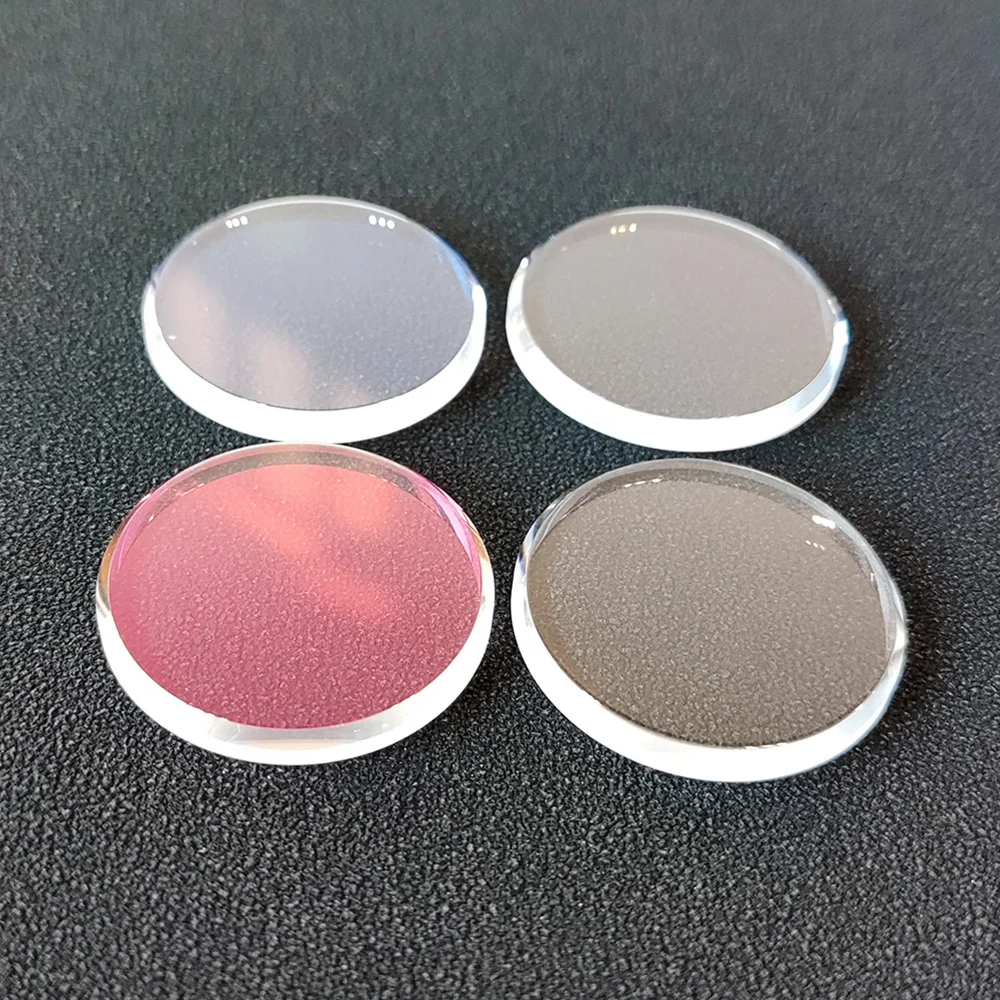 28 مللي متر * 2.8 مللي متر كبير الشطب الياقوت الزجاج شقة الأزرق/الأحمر/واضح/لا AR طلاء ساعة الزجاج صالح SKX013 SKX015 استبدال أجزاء وزارة الدفاع