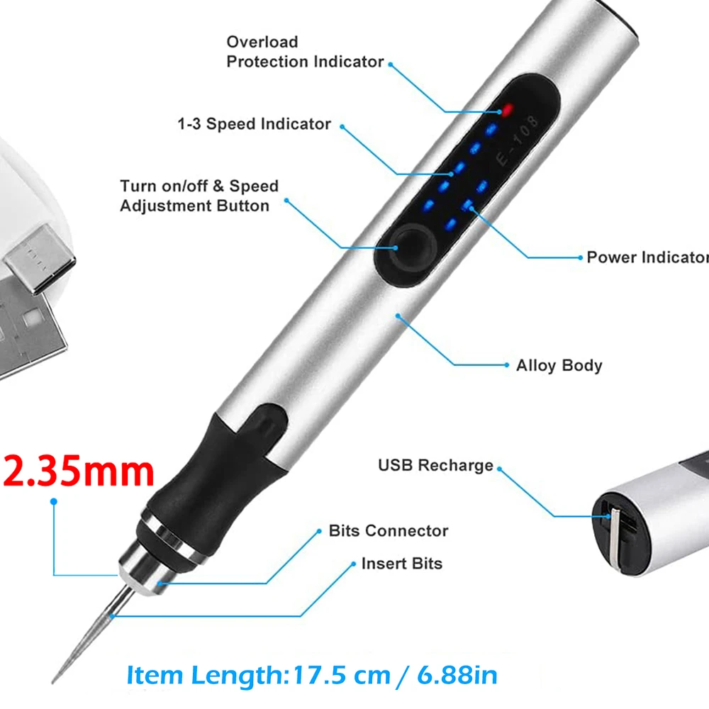 58/74/83 PCS USB lade mini elektrische gravur ätzmaschine schnurlose dreh werkzeuge gravur stift juwel metall holz modus