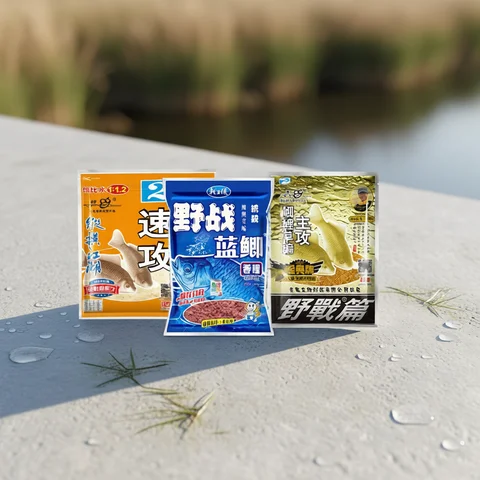 All-Season Universal Bait Combination Set Outdoor Fishing Blue Crucian Carp Speed 2 # Old Ghost 918 Three-Sample Combination Wild Carp and Crucian Carp Bait