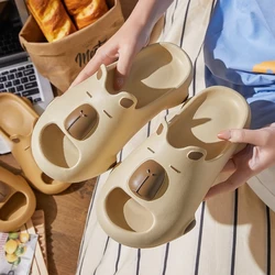 Cute Cartoon Capybara Home Bathroom Slippers For Women Men House Shoes Soft EVA Light Weight Couples Indoor Shower Beach Slides