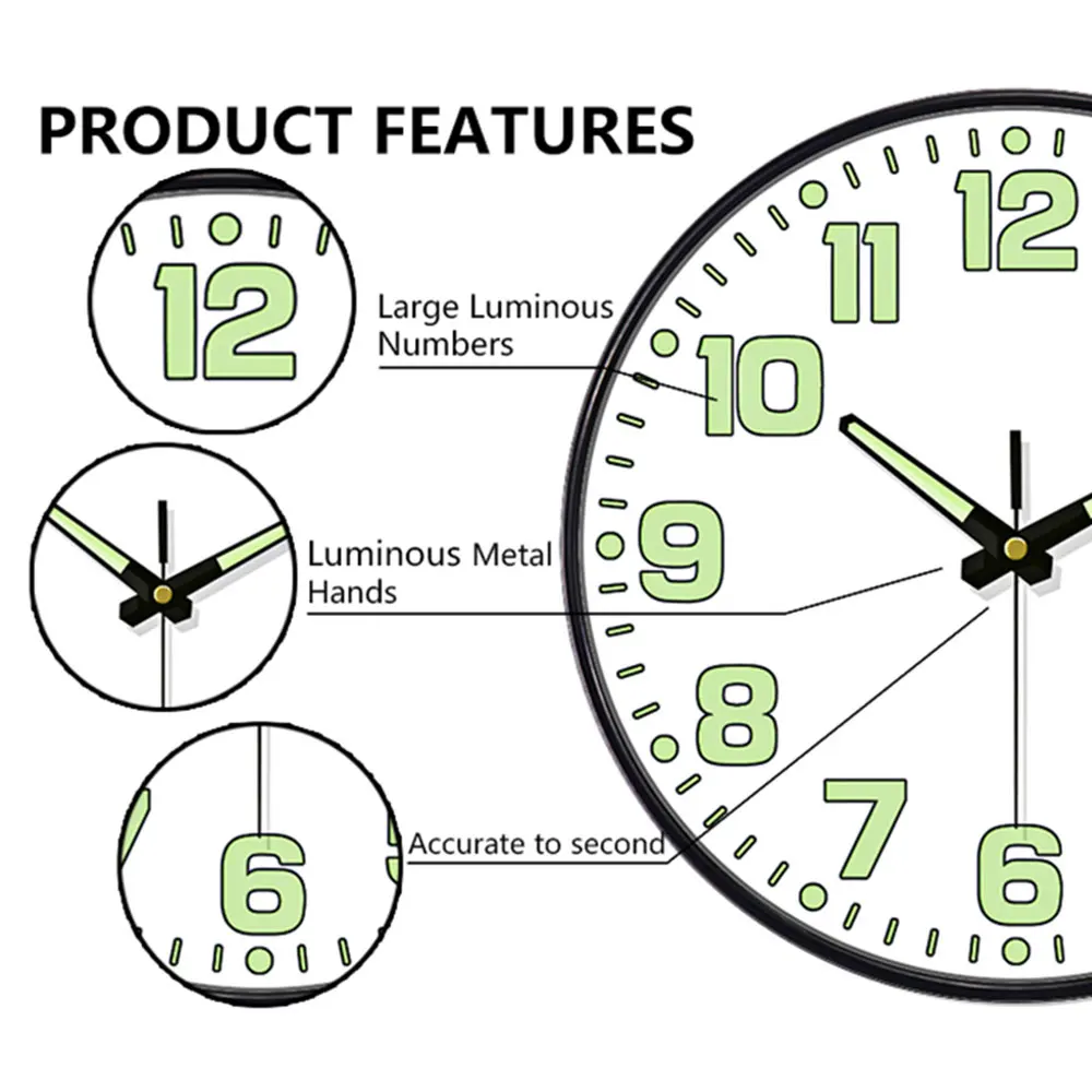 Thumbnail 4 - #65 Best Large Decorative Wall Clocks to Buy In 2026