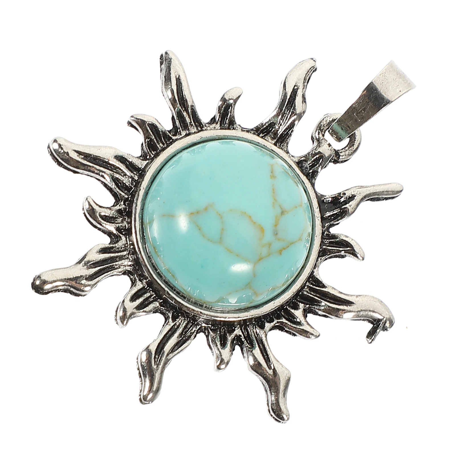 

Sun Pendant Necklace Charm Crystal Mini DIY Supplies Alloy Earrings Bracelet Accessories Decorative Jewelry Making Projects H