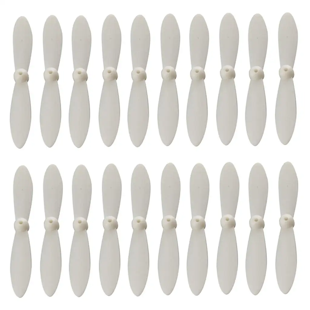 20Pcs Propeller Set Airscrew Replacement for Cheerson CX 10 Mini Drone Quadcopter Helicopter RC Accessories White