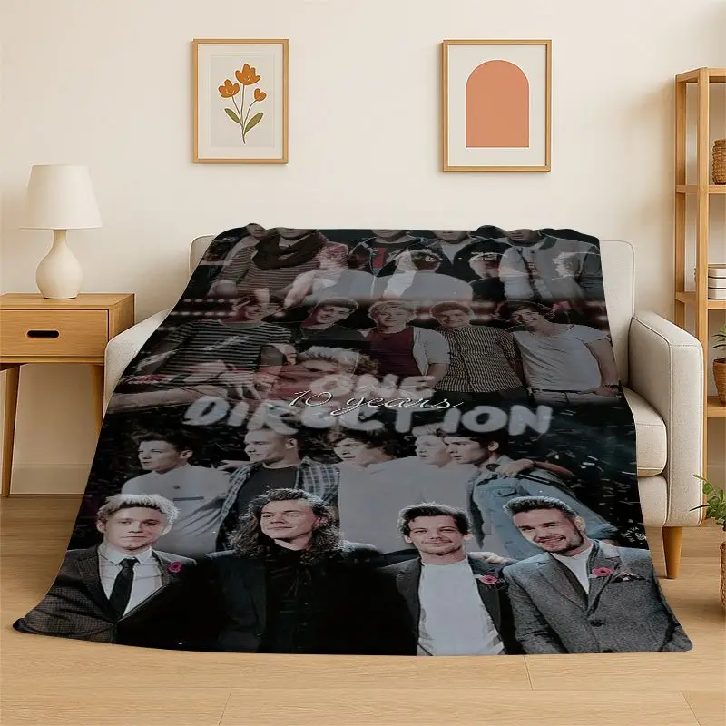 Popular One D-Direction Singer 1D Soft Flannel Throw Blanket,Warm Cozy Blanket for Bed,Couch,Sofa,Bedroom,Living Room,Travel
