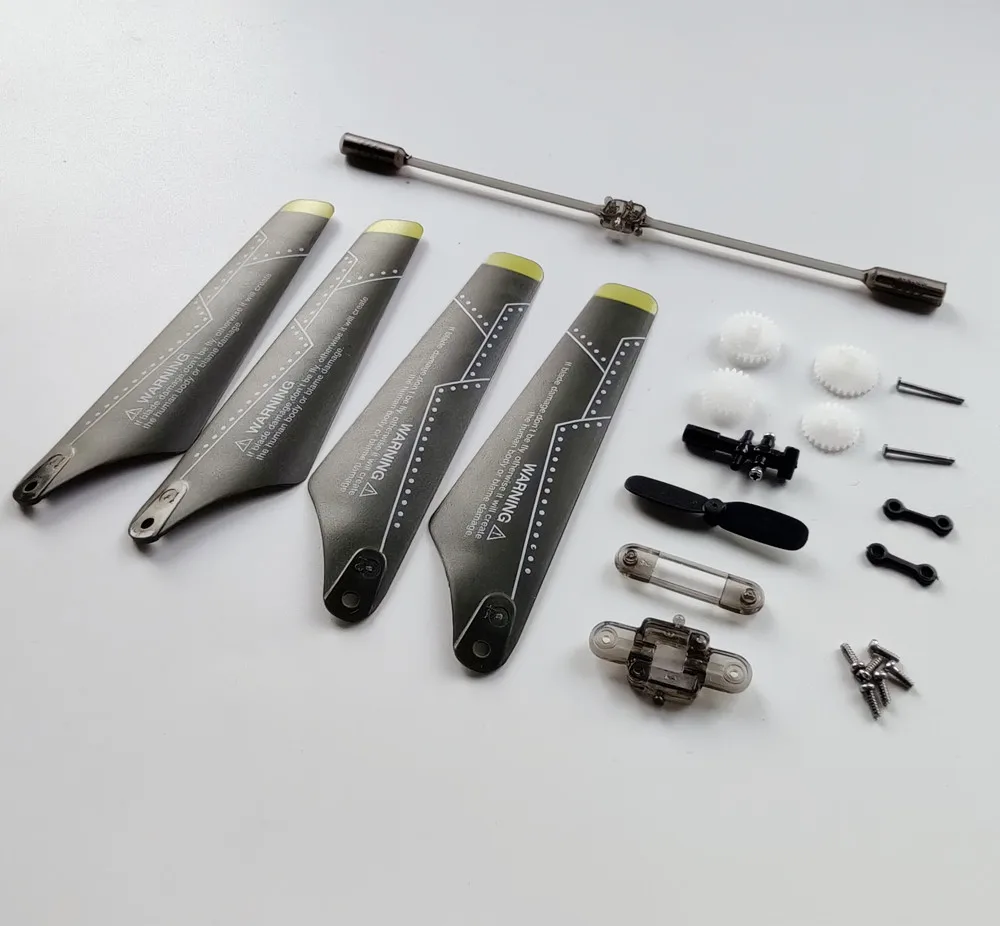 SYMA S102G S109G Main Props Propellers Blades Flybar Gears Buckles Tail Rotor Inner Shaft R/C Helicopter Spare Parts Access