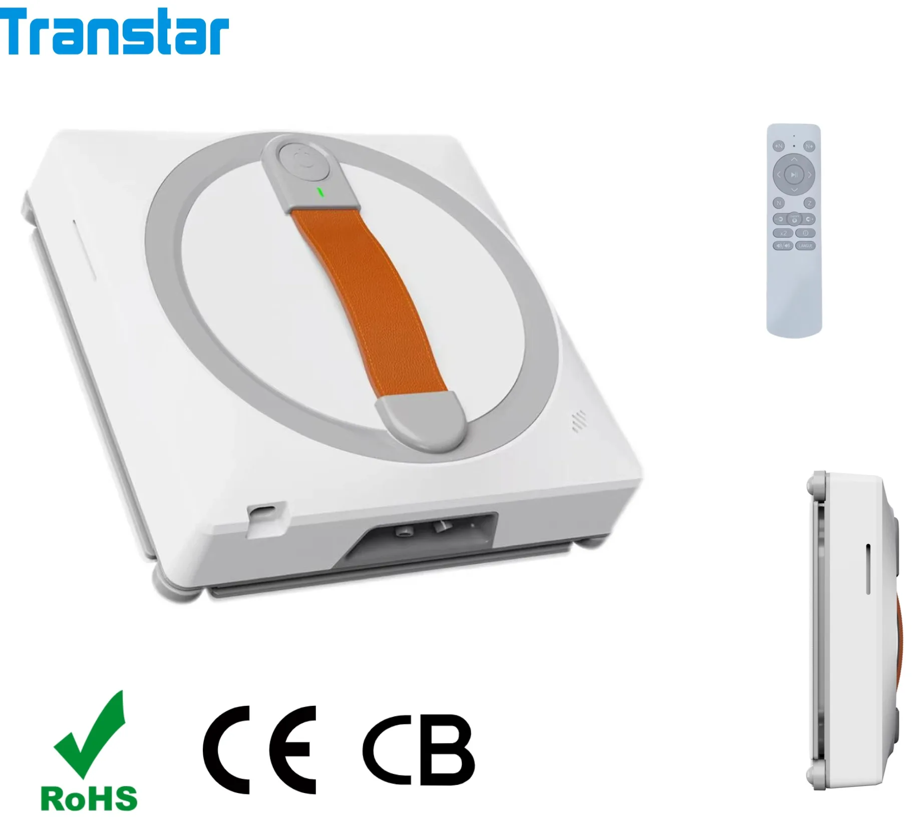 Latest Transtar WA9C PRO   Window Vacuum Cleaner Brushless Motor Intelligent Navigation 60ml Water Tank Auto Spray
