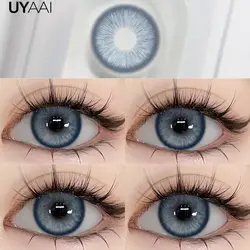 UYAAI NEW Colored Contact Lenses Red Cosmetic Pupils Beauty Blue Eye Color Lens Green Lens Natual Brown Lens Makeup Colorcon