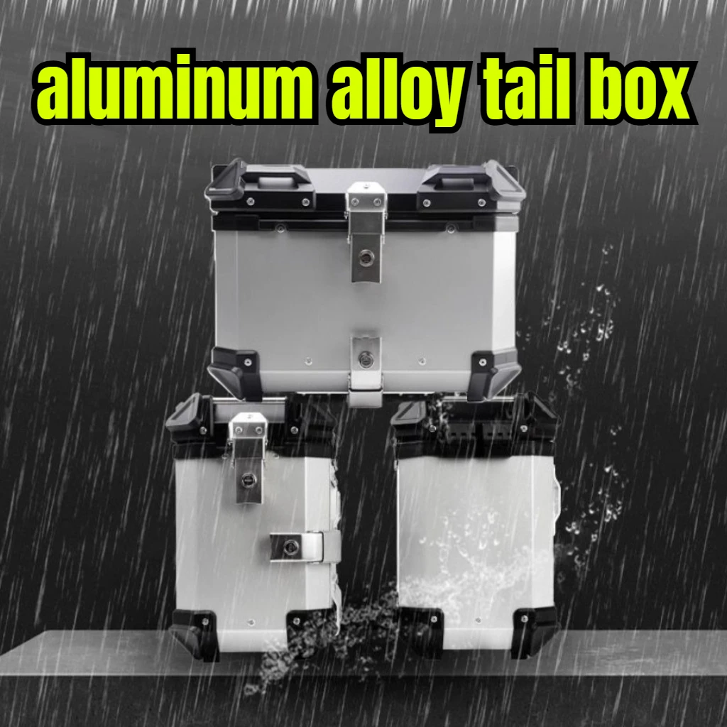 

45L Large Capacity Motorcycle Side Case Waterproof Travel Storage Box with Lock for Bike Accessories Lining