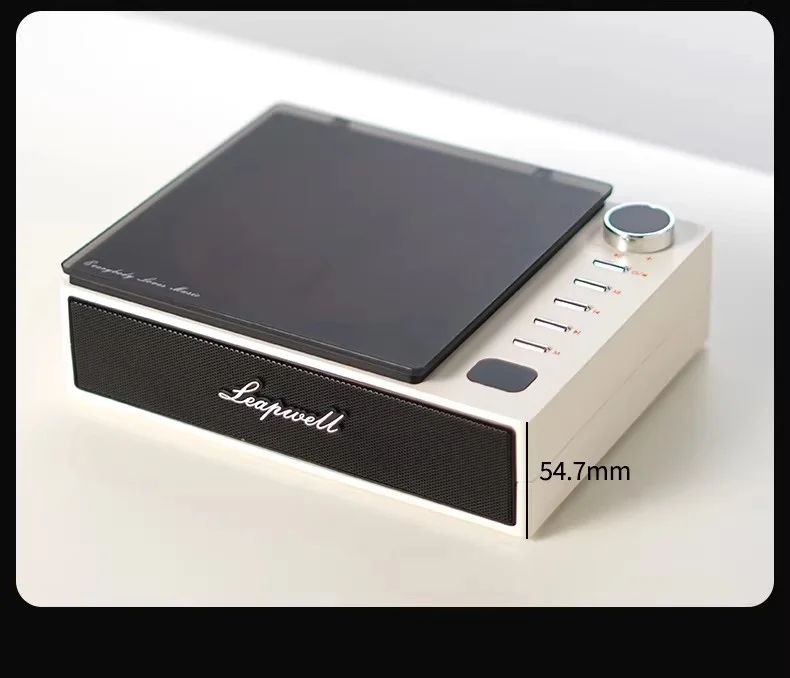 S-CD All-in-One HiFi Audiophile Retro Music Record Player Album Player K100 Audio CD Disc Supports CD/USB/Bluetooth/Headphones