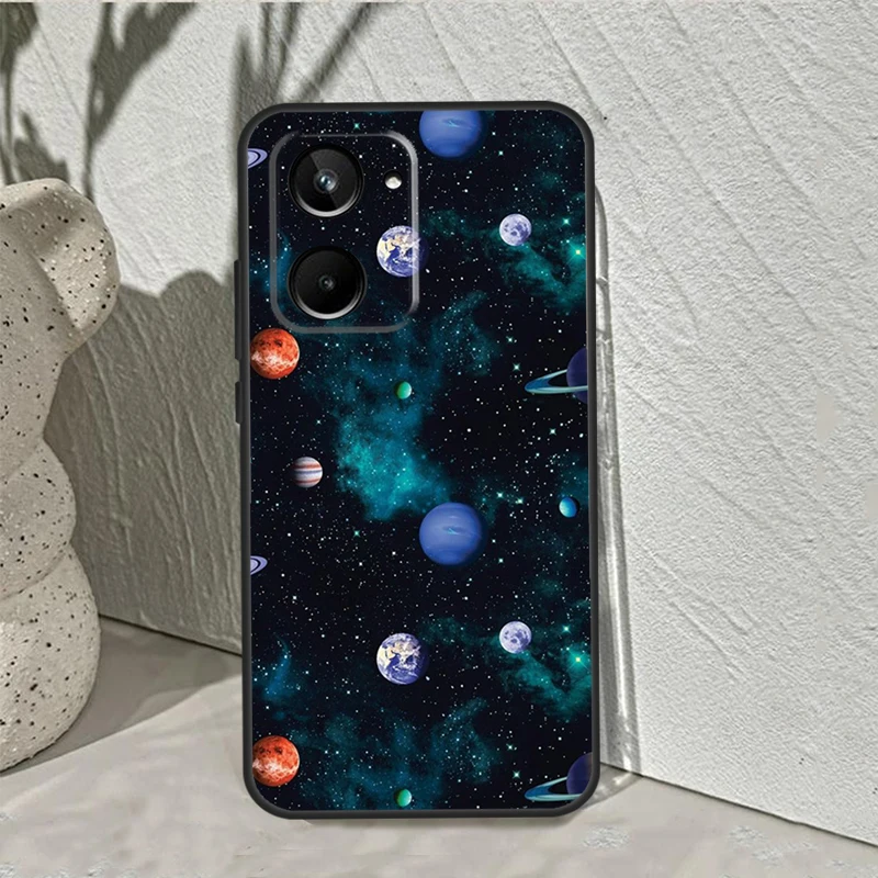 Planet Space Star Case For Realme 8 9 11 10 Pro Plus C11 C15 C25s C21Y C30 C31 C33 C35 C53 C55 GT Neo 5 3T 2T