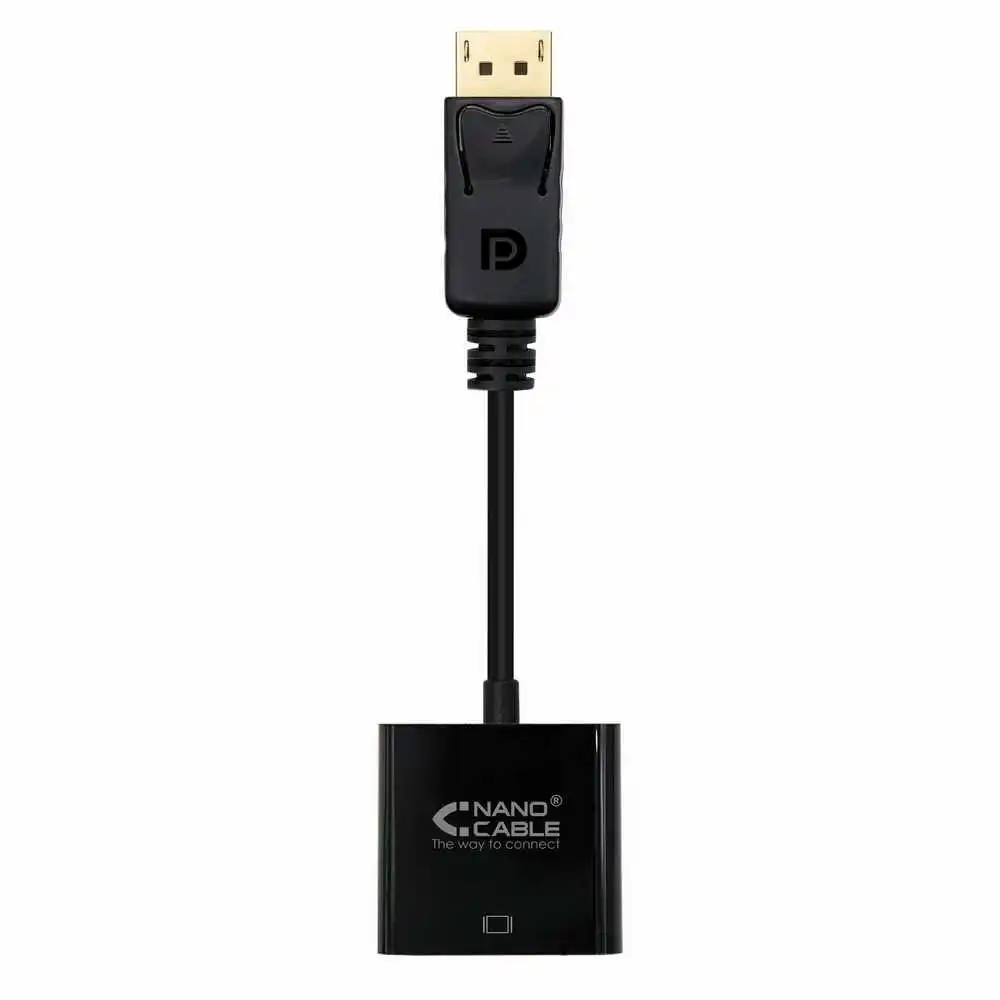 DisplayPort to SVGA Converter with DisplayPort (20-pin)  SVGA, DP/M-SVGA/H 15cm Black