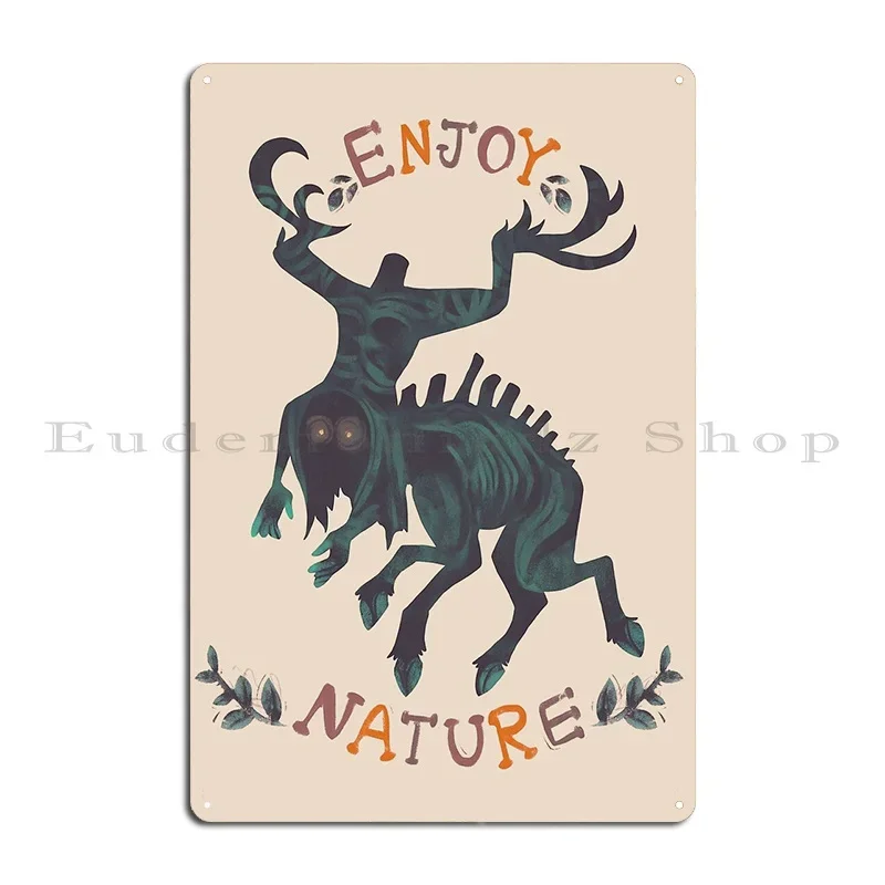 Enjoy Nature Metal Plaque Poster Garage Printing Bar Cave Rusty Wall Cave Tin Sign Poster