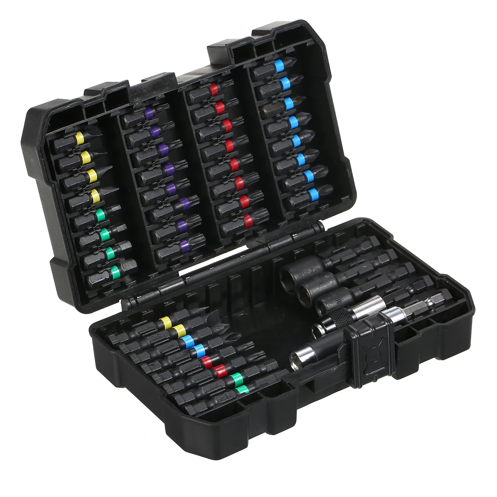 45PCS Drill Bit Set Screwdriver Bit Set Impact Driver Bit Set for Wood Metal Steel and Security Screwdriver Bits for Power Tool