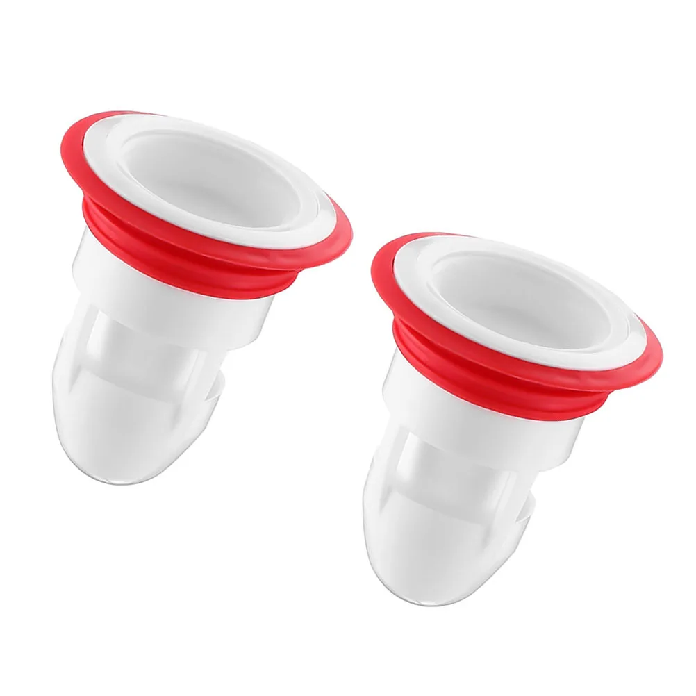 

2 Pcs Silicone Floor Drain Core Deodorizer Durable Shower Plug Mesh Net Prevents Hair Blockage Sewer Outlet Bath House Gift