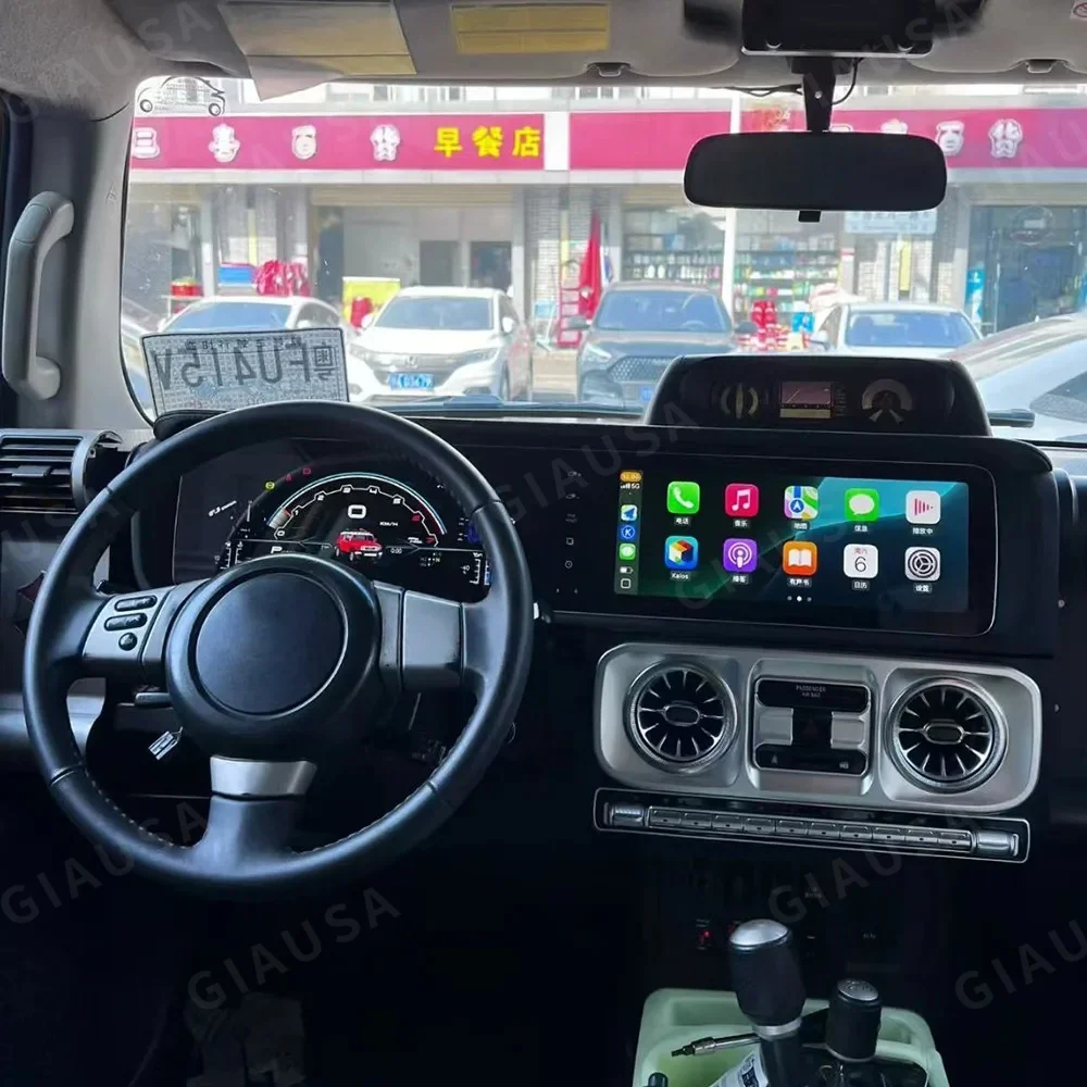 

Dual Screen 24.6" Android Auto Car Radio + Digital Cluster For Toyota Land Cruiser FJ 2007-2022 Carplay Stereo GPS Navi Headunit