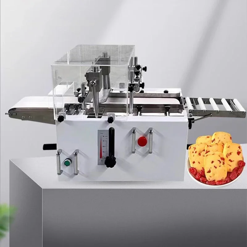 Fully automatic cookie slicer commercial multifunctional frozen cranberry biscuits donkey-hide gelatin cutting machine