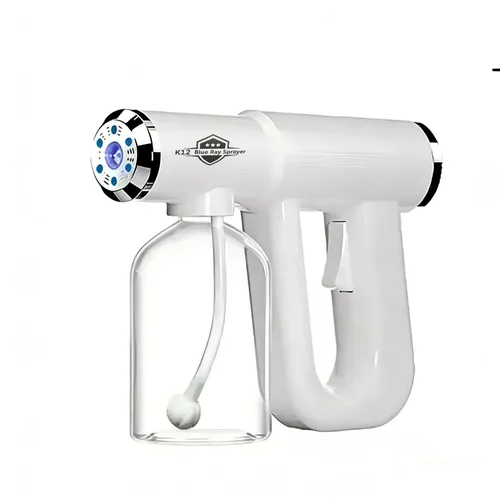 Imagen 2 del producto Spray para el Cuidado del Cabello con Luz Azul Nano de 300 ml, Herramienta de Peinado Profesional Inalámbrica Recargable por USB, Accesorios Profesionales para el Cabello